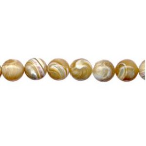 9151 - 10mm Mother Of Pearl (Natural) - 16" Strand 9151 - 10mm Mother Of Pearl (Natural) - 16" Strand