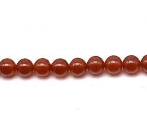 9159 - 10mm Carnelian Stone Beads - 16" Strand 9159 - 10mm Carnelian Stone Beads - 16" Strand