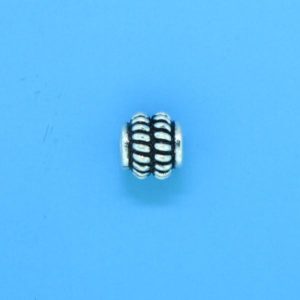 15004 - Bali Silver Bead 6x5mm 15004 - Bali Silver Bead 6x5mm