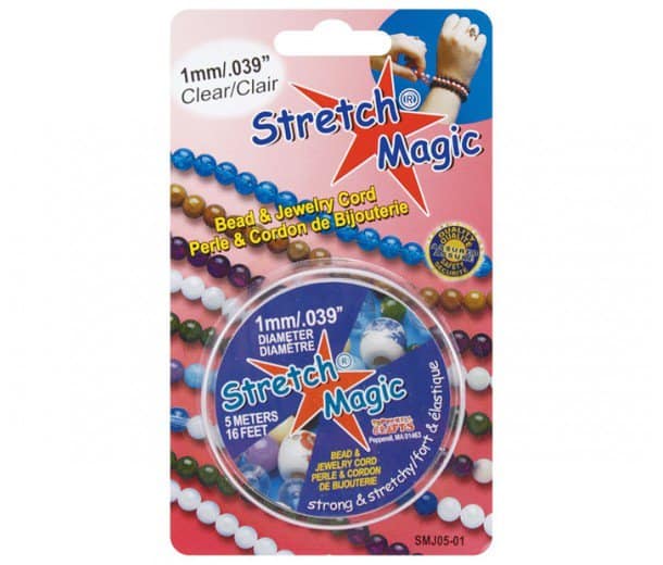 11058 - 1mm Stretch Magic Elastic Jewelry Cord Clear (25 meter) 11058 - 1mm Stretch Magic Elastic Jewelry Cord Clear (25 meter)