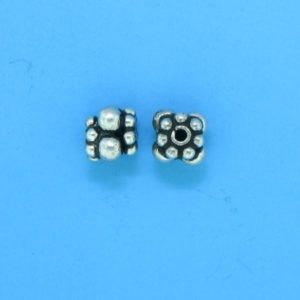 15014 - Bali Silver Spacer Bead 4.5x4.5mm 15014 - Bali Silver Spacer Bead 4.5x4.5mm