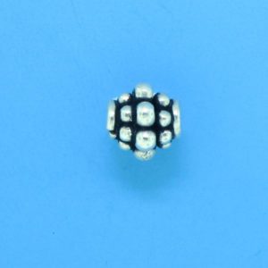 15018 - Bali Silver Bead 7x7mm 15018 - Bali Silver Bead 7x7mm