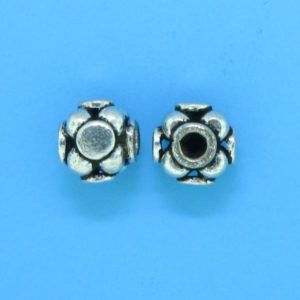 15019 - Bali Silver Bead 6x7mm 15019 - Bali Silver Bead 6x7mm