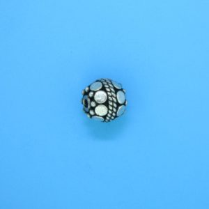 15023 - Bali Silver Bead 10x10.5mm 15023 - Bali Silver Bead 10x10.5mm