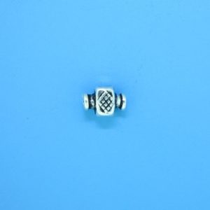 15027 - Bali Silver Bead 8.5x6mm 15027 - Bali Silver Bead 8.5x6mm