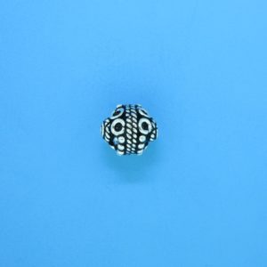 15033 - Bali Silver Bead 8x7.5mm 15033 - Bali Silver Bead 8x7.5mm