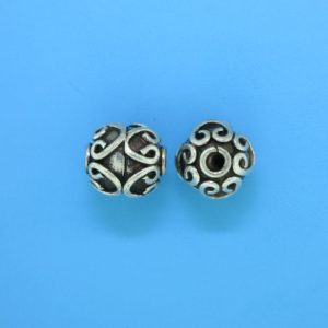 15046 - Bali Silver Bead 10x11mm 15046 - Bali Silver Bead 10x11mm