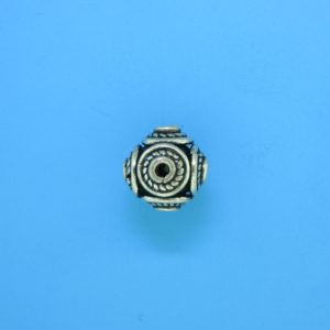 15047 - Bali Silver Bead 11x11mm 15047 - Bali Silver Bead 11x11mm