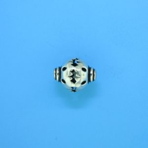 15048 - Bali Silver Bead 12x10mm 15048 - Bali Silver Bead 12x10mm