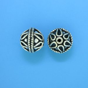 15055- Bali Silver Round Bead 12x12mm 15055- Bali Silver Round Bead 12x12mm