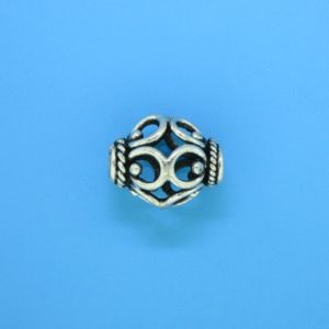 15065 - Bali Silver Bead 15x12.5mm 15065 - Bali Silver Bead 15x12.5mm