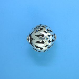15068 - Bali Silver Round Bead 15.5x15.5mm 15068 - Bali Silver Round Bead 15.5x15.5mm