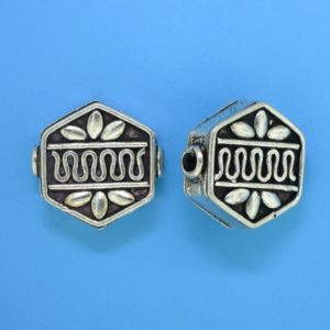 15069 - Bali Silver Bead 16x16x6mm 15069 - Bali Silver Bead 16x16x6mm