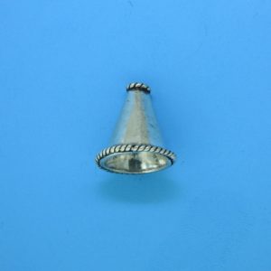 15074 - Bali Silver Cone 12.5x12mm 15074 - Bali Silver Cone 12.5x12mm