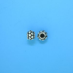 15084 - Bali Silver Spacer Bead 6x4.5mm 15084 - Bali Silver Spacer Bead 6x4.5mm