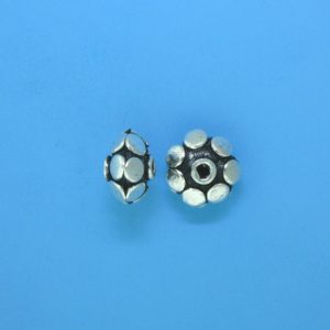 15092 - Bali Silver Bead 9x7mm 15092 - Bali Silver Bead 9x7mm
