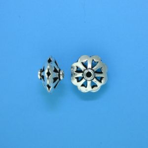 15094 - Bali Silver Bead 10x7mm 15094 - Bali Silver Bead 10x7mm