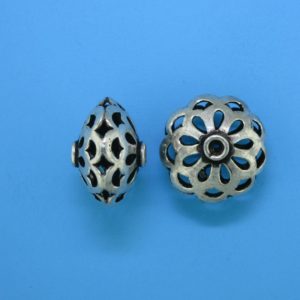 15110 - Bali Silver Bead 15.5x10mm 15110 - Bali Silver Bead 15.5x10mm