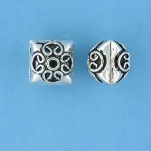 15101 - Bali Silver Bead 11x11mm 15101 - Bali Silver Bead 11x11mm