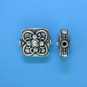 15126 - Bali Silver Bead 14x14mm 15126 - Bali Silver Bead 14x14mm