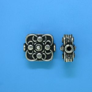 15127 - Bali Silver Bead 12.5x12.5mm 15127 - Bali Silver Bead 12.5x12.5mm
