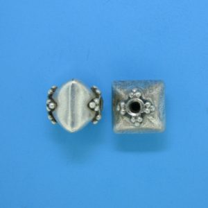 15129 - Bali Silver Bead 11x11mm 15129 - Bali Silver Bead 11x11mm
