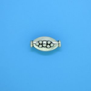 15148 - Bali Silver Bead 14x6.5mm 15148 - Bali Silver Bead 14x6.5mm