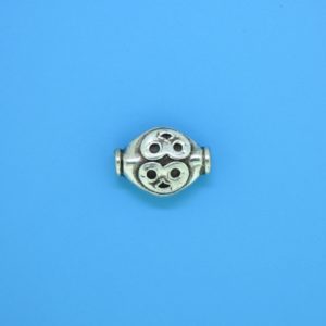 15151 - Bali Silver Bead 12x9mm 15151 - Bali Silver Bead 12x9mm