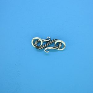 15604 - Bali Silver Clasp 21x7mm 15604 - Bali Silver Clasp 21x7mm