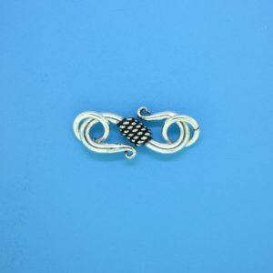15608 - Bali Silver Clasp 28x7mm