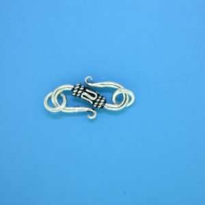 15611 - Bali Silver Clasp 23x7mm 15611 - Bali Silver Clasp 23x7mm