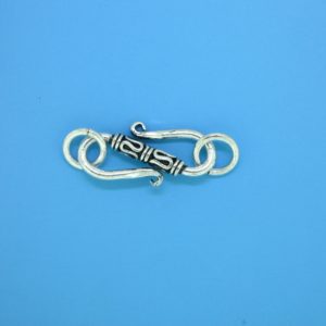 15612 - Bali Silver Clasp 29x7mm 15612 - Bali Silver Clasp 29x7mm