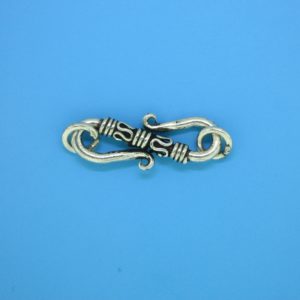 15614 - Bali Silver Clasp 31x10mm