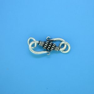 15615 - Bali Silver Clasp 27x8mm 15615 - Bali Silver Clasp 27x8mm