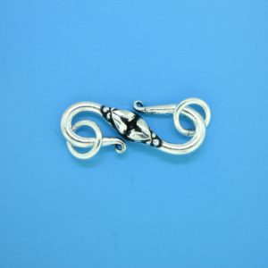 15622 - Bali Silver Clasp 34x8mm