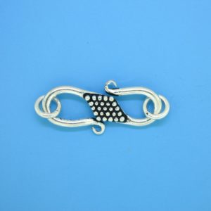 15625 - Bali Silver Clasp 34x9mm 15625 - Bali Silver Clasp 34x9mm