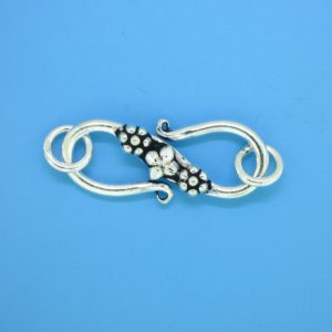 15627 - Bali Silver Clasp 38x11mm