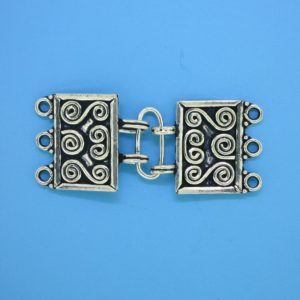 15632 - Bali Silver Clasp 38x15mm