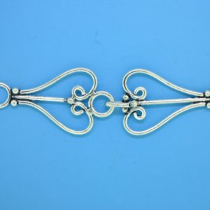15635 - Bali Silver Clasp 57x15mm 15635 - Bali Silver Clasp 57x15mm