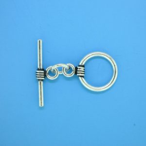 15644 - Bali Silver Toggle Clasp 15644 - Bali Silver Toggle Clasp