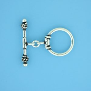 15653 - Bali Silver Toggle Clasp 15653 - Bali Silver Toggle Clasp