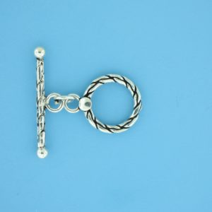 15662 - Bali Silver Toggle Clasp 15662 - Bali Silver Toggle Clasp