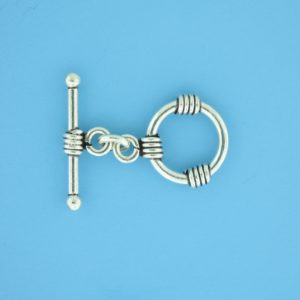 15664 - Bali Silver Toggle Clasp 15664 - Bali Silver Toggle Clasp
