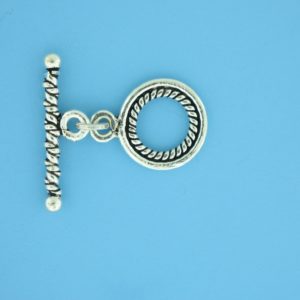 15670 - Bali Silver Toggle Clasp 15670 - Bali Silver Toggle Clasp