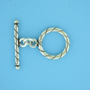 15680 - Bali Silver Toggle Clasp 15680 - Bali Silver Toggle Clasp