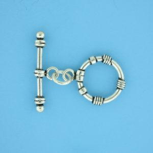 15683 - Bali Silver Toggle Clasp 15683 - Bali Silver Toggle Clasp