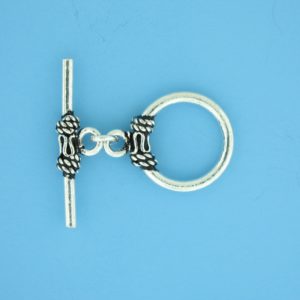 15684 - Bali Silver Toggle Clasp 15684 - Bali Silver Toggle Clasp