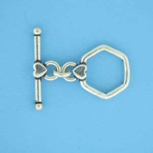 15689 - Bali Silver Toggle Clasp 15689 - Bali Silver Toggle Clasp