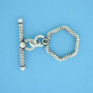 15691 - Bali Silver Toggle Clasp 15691 - Bali Silver Toggle Clasp
