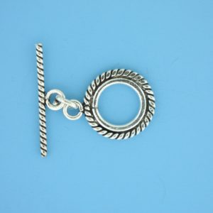 15695 - Bali Silver Toggle Clasp 15695 - Bali Silver Toggle Clasp